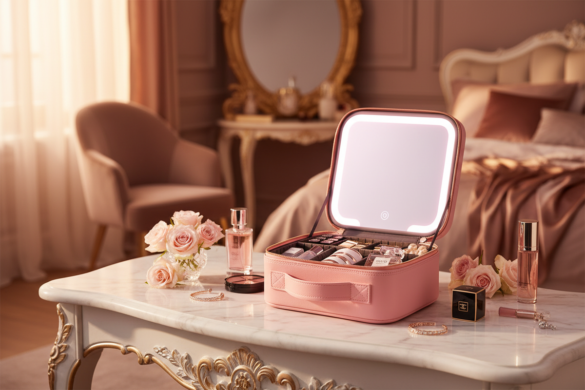 Lifestyle Vanity Hero - Pink Makeup Case